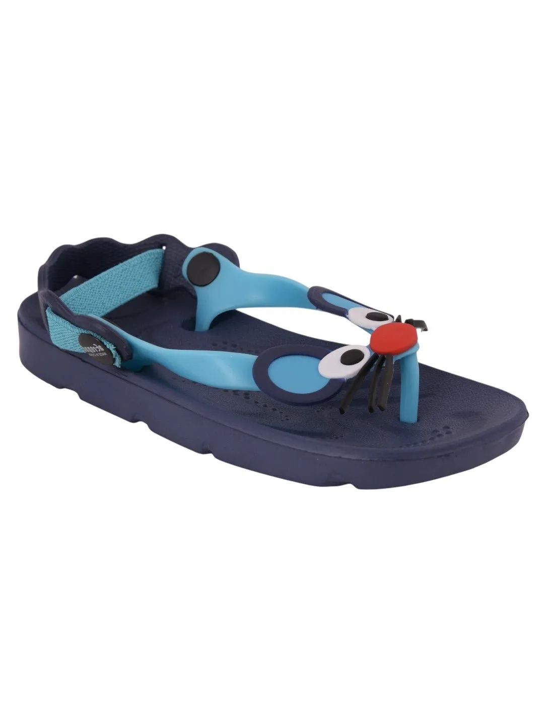Adorable Mouse Design Sandals for Boys - Navy and Blue