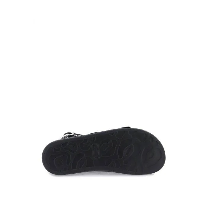 Alexander McQueen leather sandals with maxi buckles