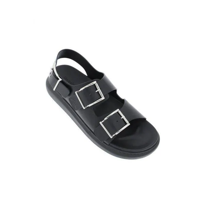 Alexander McQueen leather sandals with maxi buckles