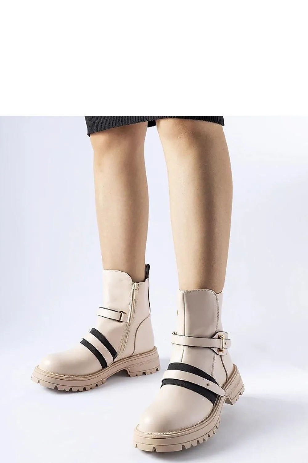 Black insulated ankle boots
