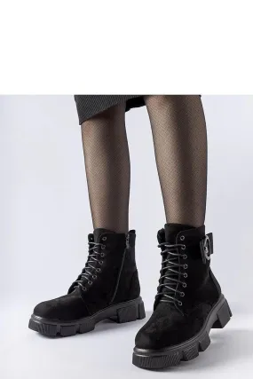 Black insulated trapper shoes