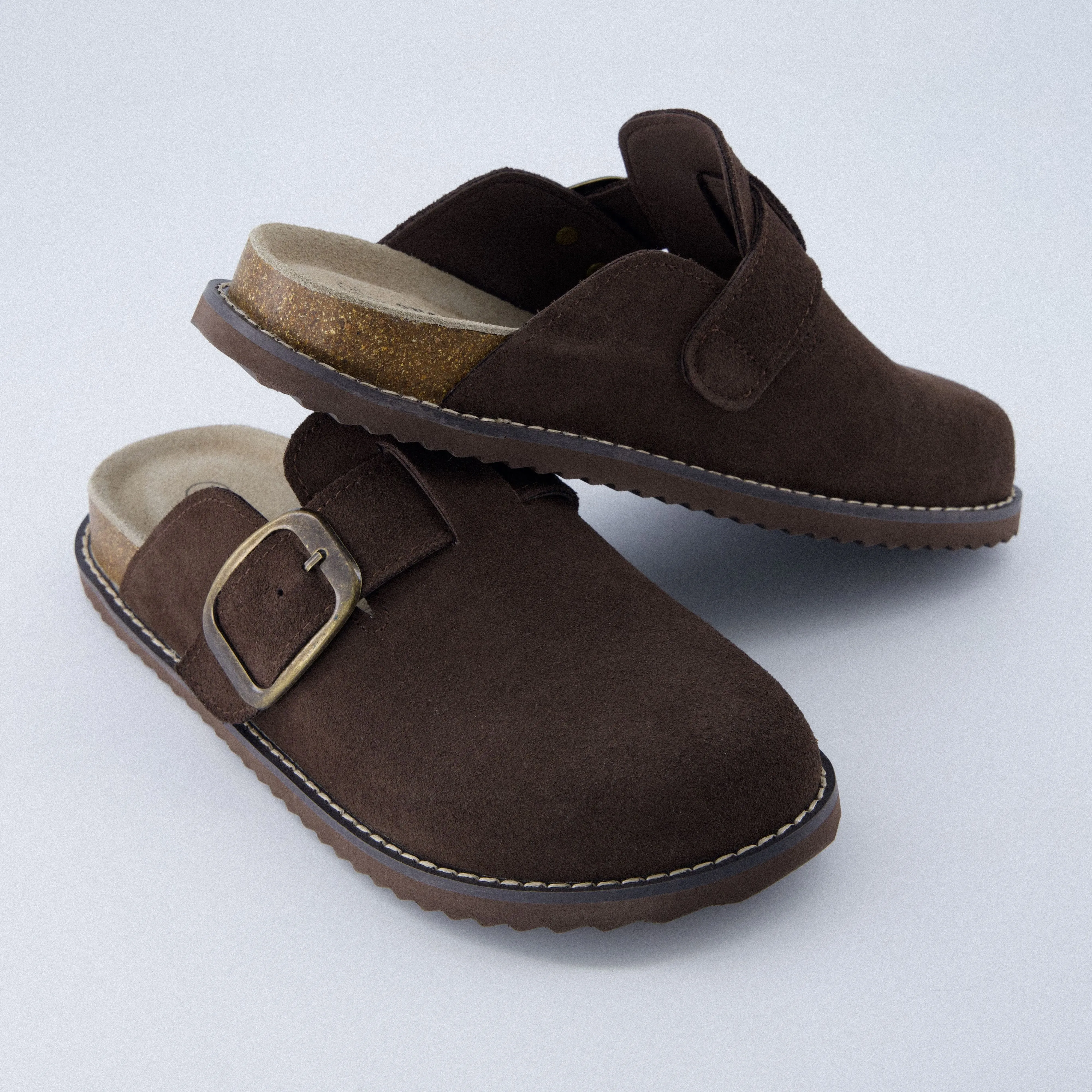 Blain Suede Slip-On Clogs