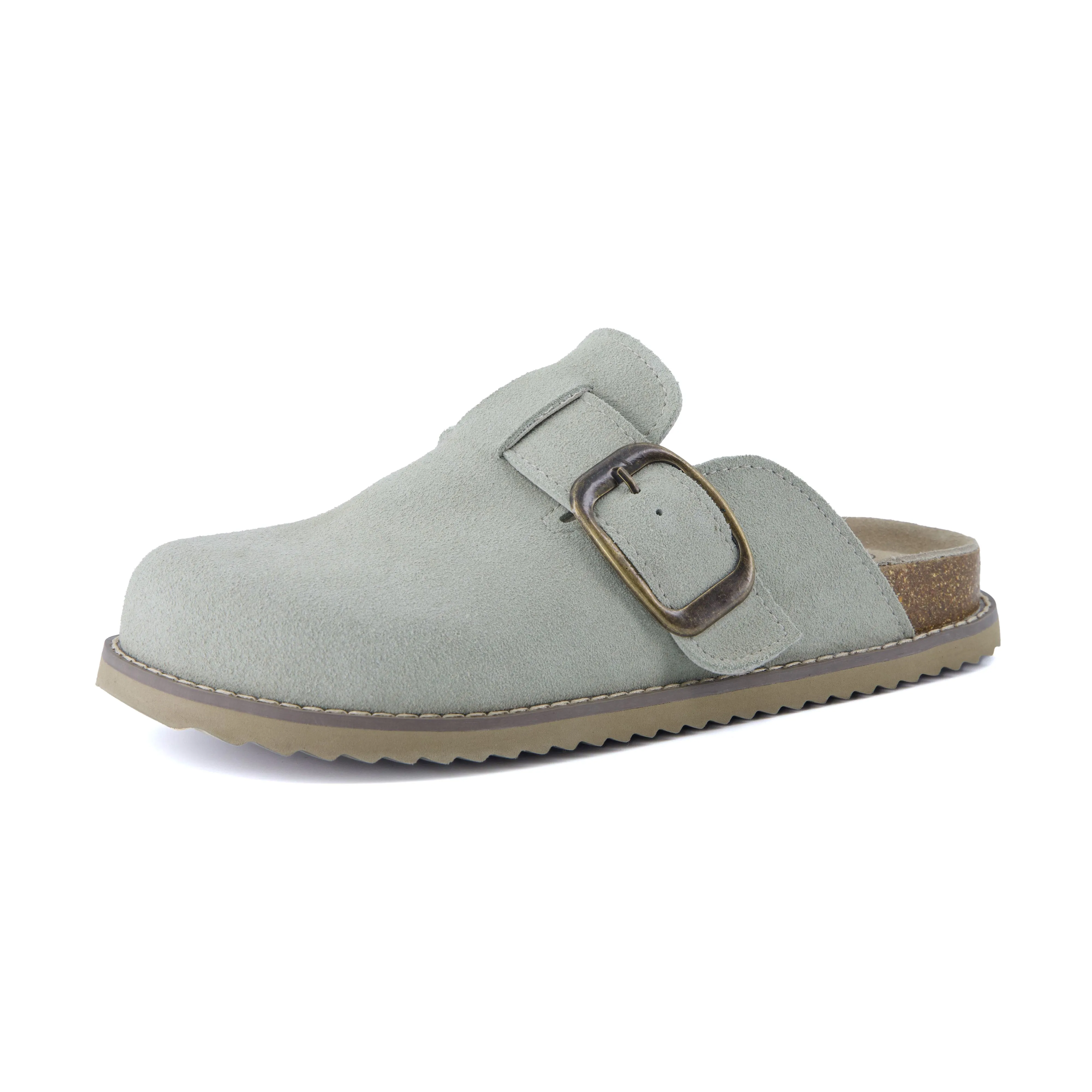Blain Suede Slip-On Clogs