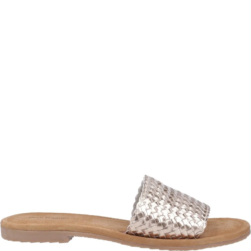 Bronze Hetty Slide Sandals