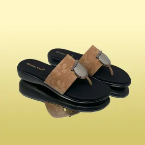 Brown Metallic Accent Slides