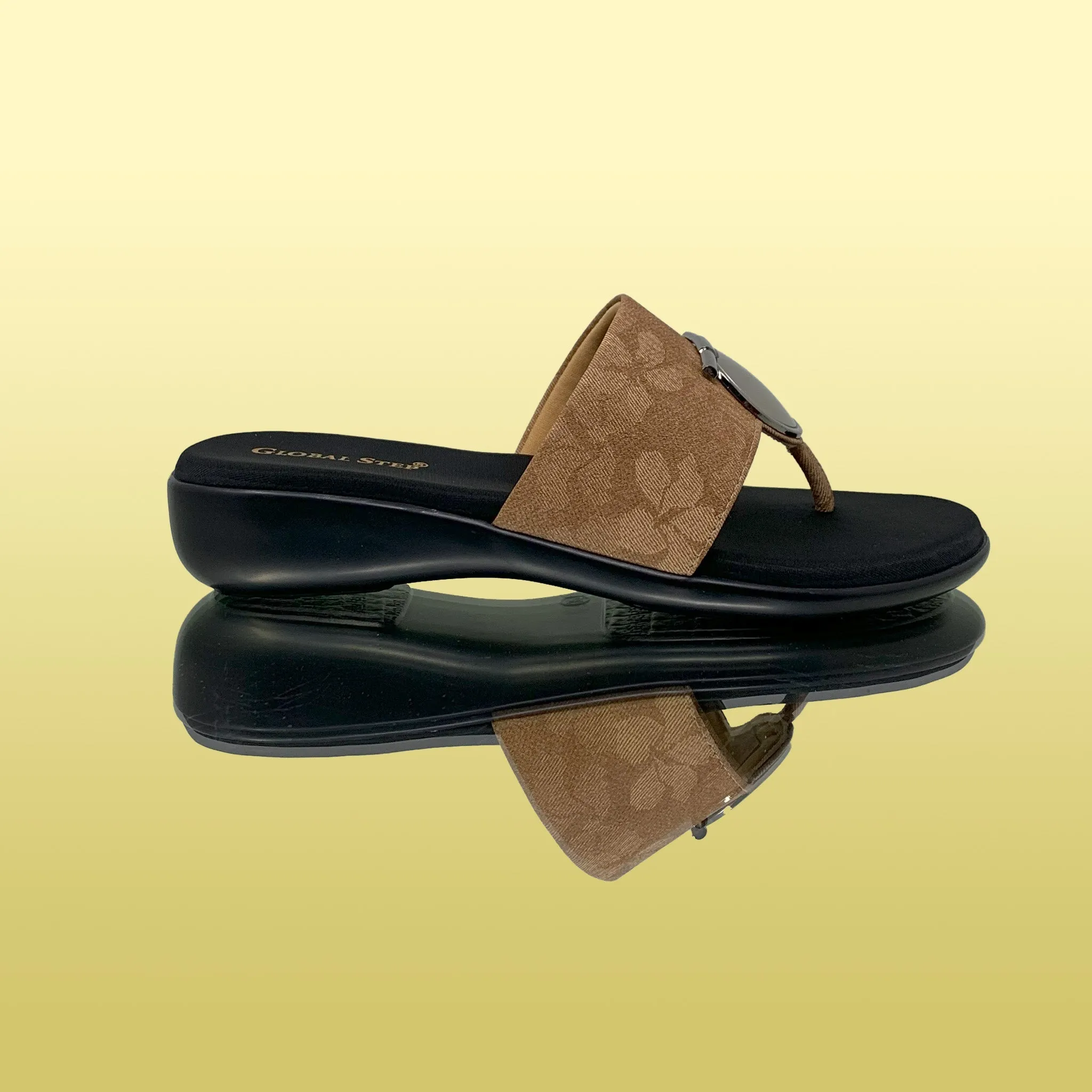 Brown Metallic Accent Slides