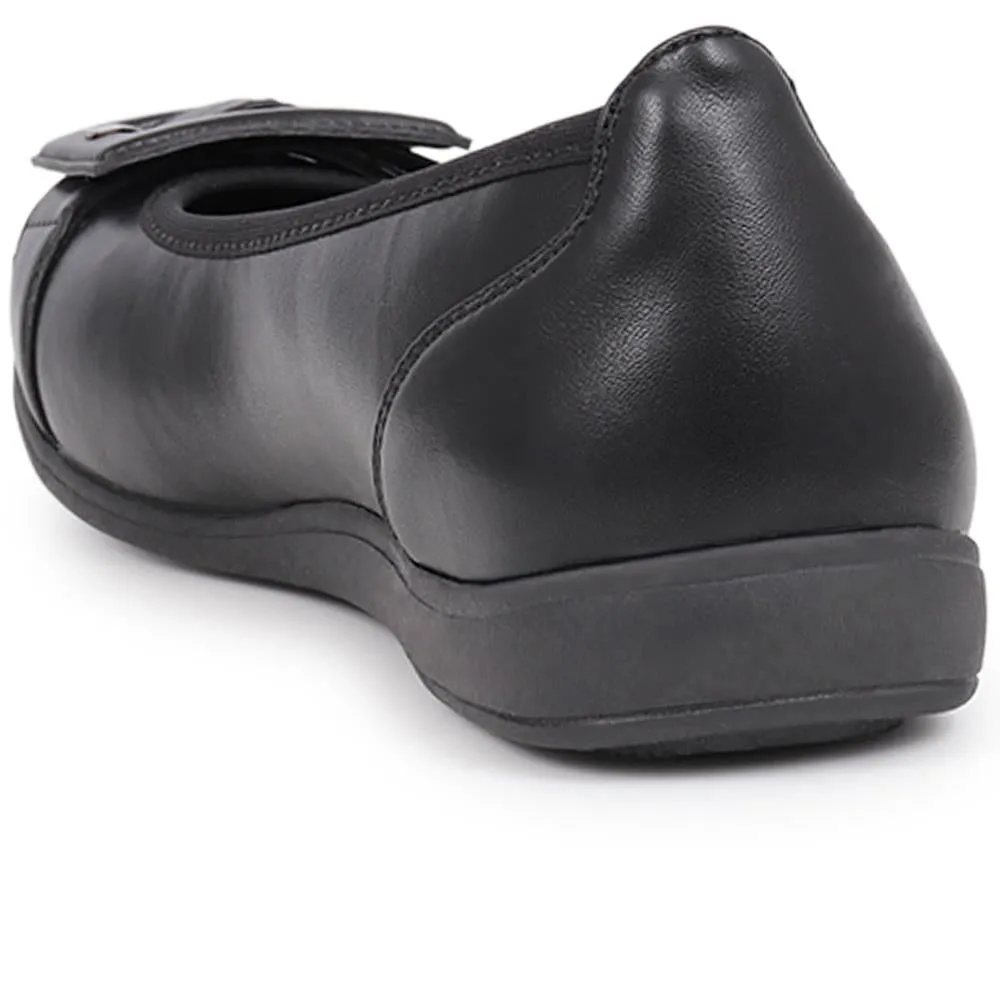Buckle-Detailed Ballet Pumps  - WBINS40201 / 326 125