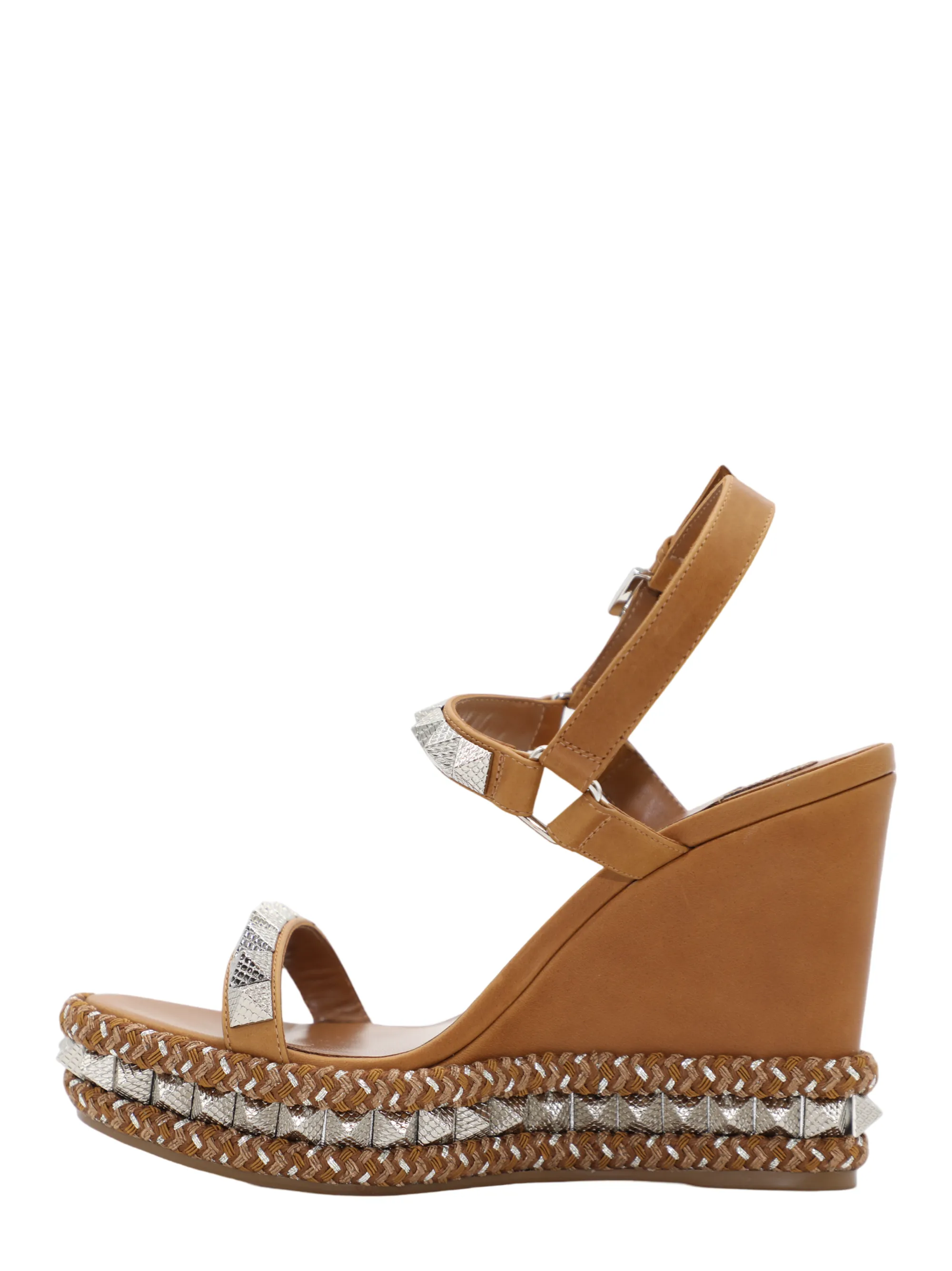 Christian Louboutin Pyraclou 110 mm Espadrilles in Terra | In-Store Only