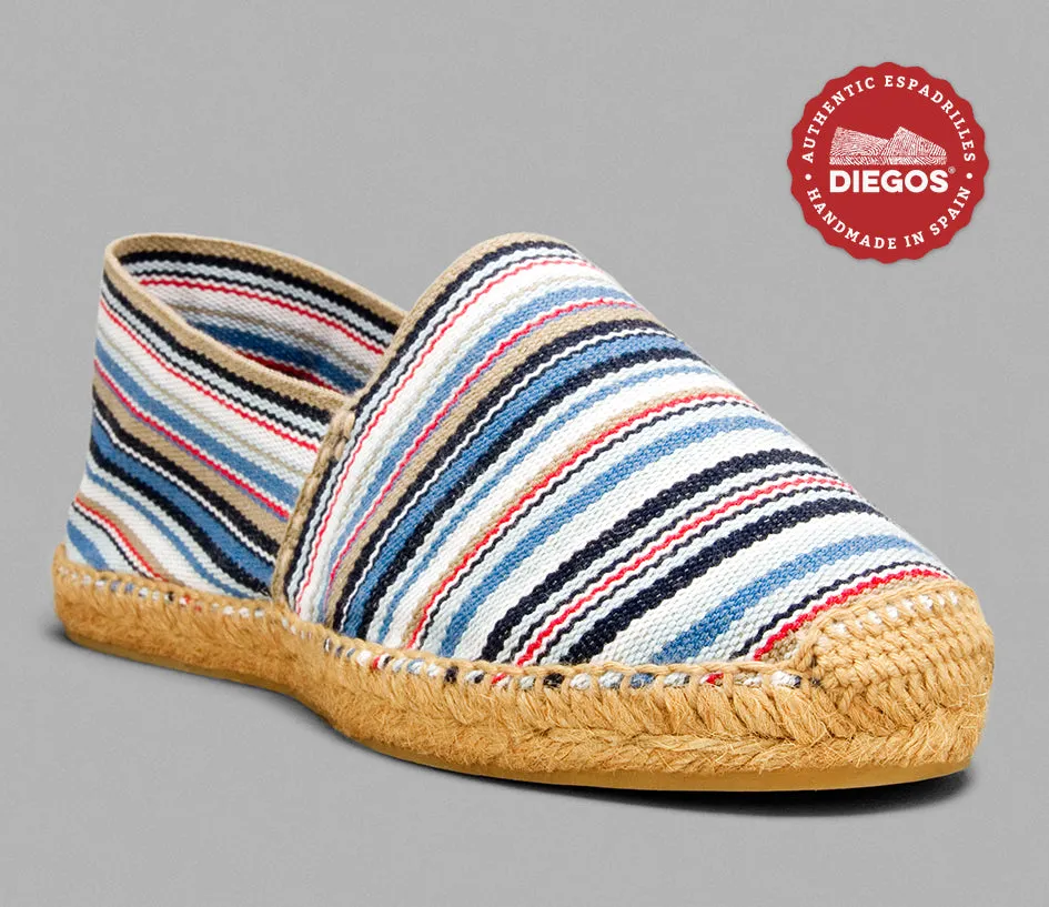 Côte d'Azur stripe espadrilles