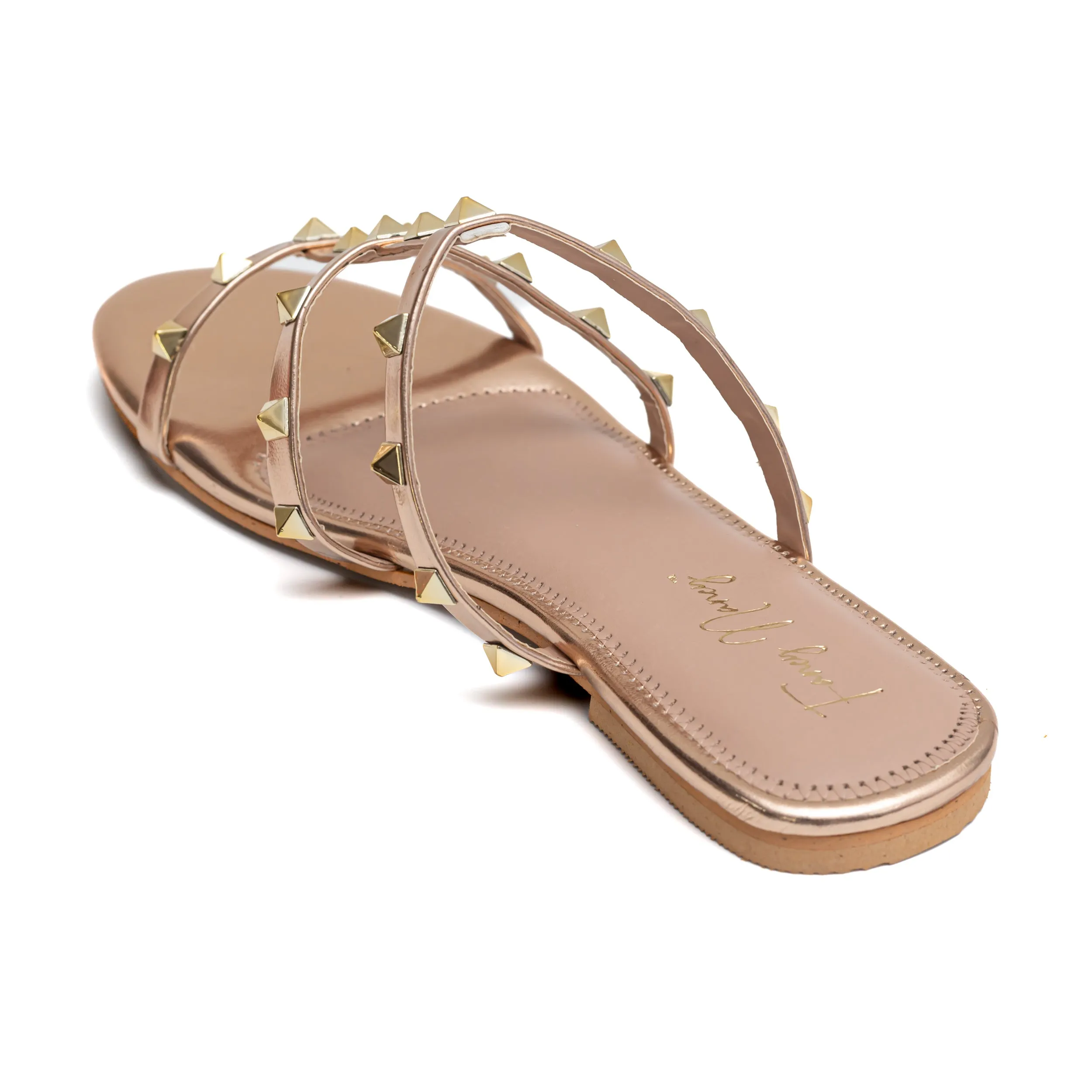 Dub Stud Flats - Rose Gold