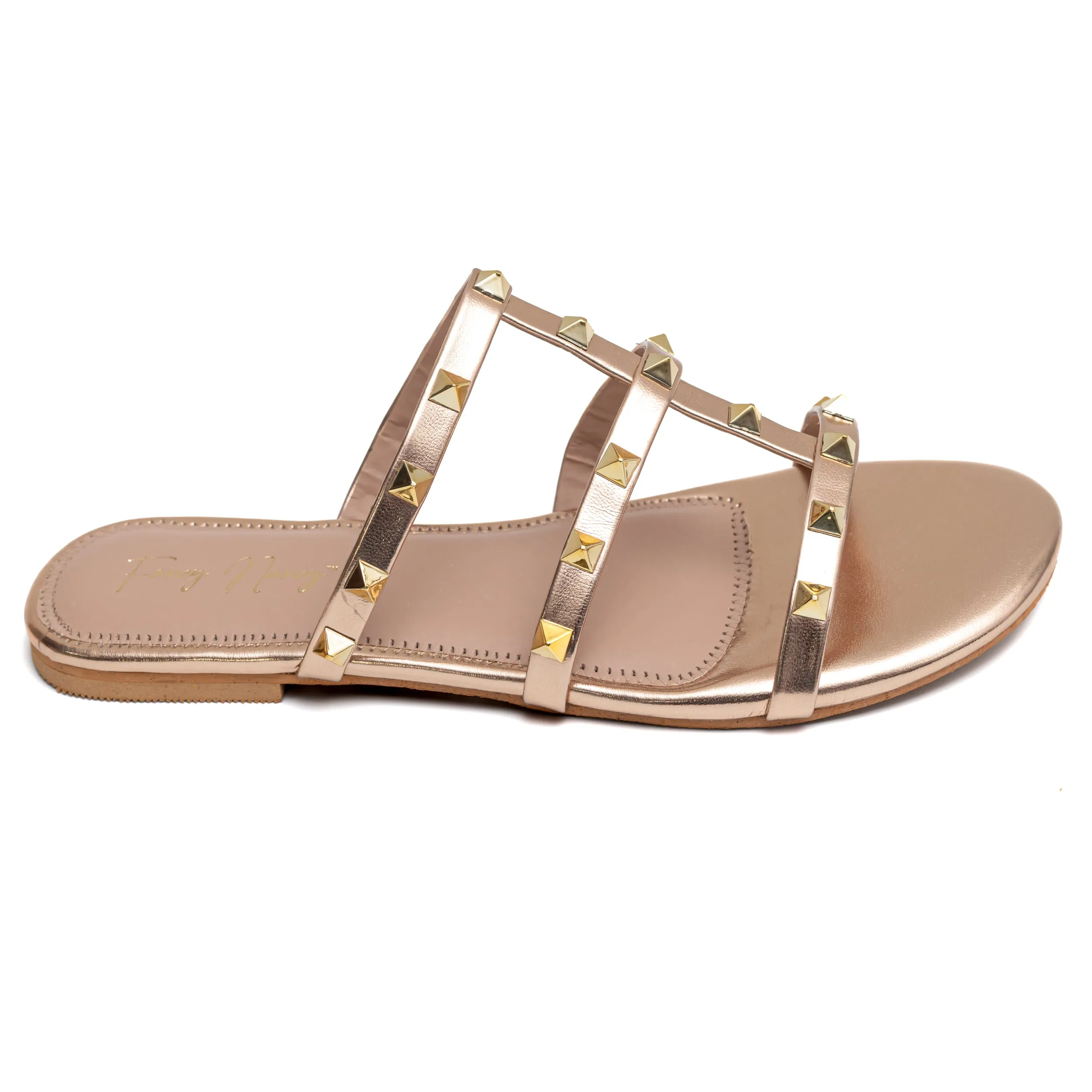 Dub Stud Flats - Rose Gold