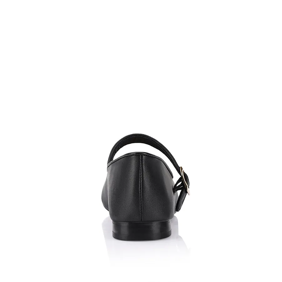Eden Mary Jane Flats - Black