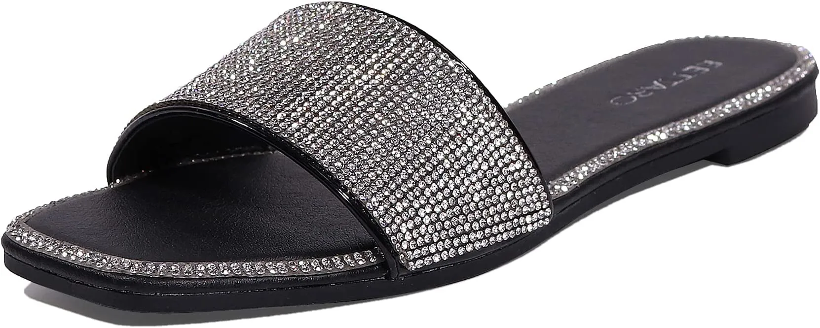 Encrusted Gold Sparkle Fashion Sandals