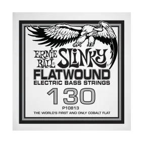 Ernie Ball 10813EB  Slinky Flatwound Electric Bass String - .130