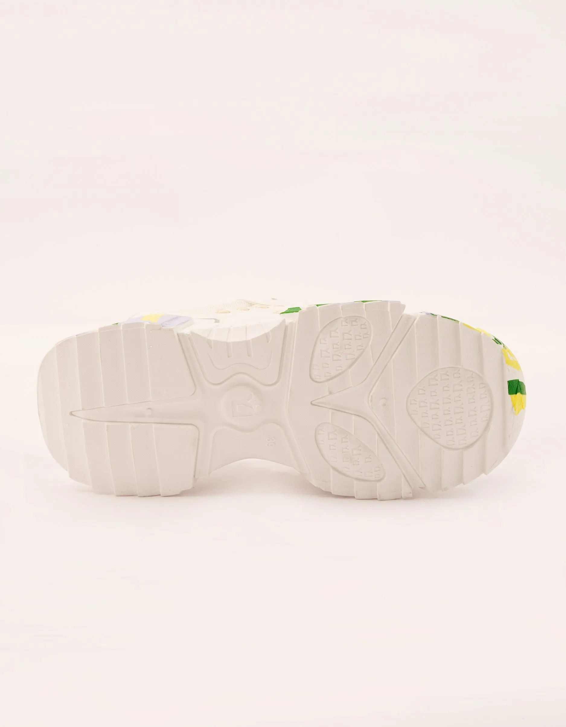 Fusion Dynamics White Chunky Sneakers