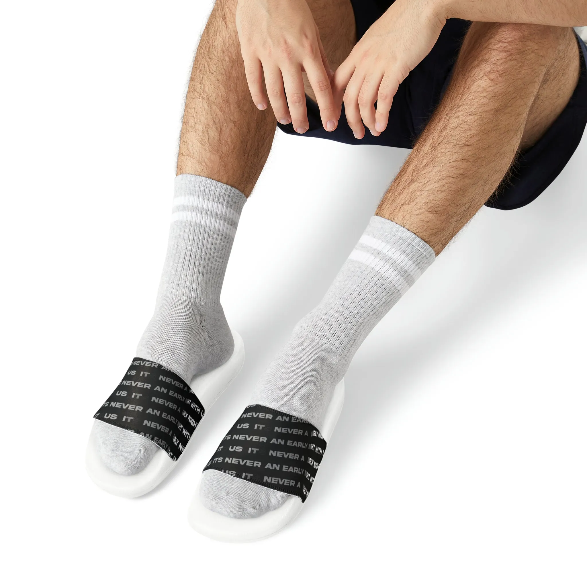 Its Never an Early Night Slide Sandals