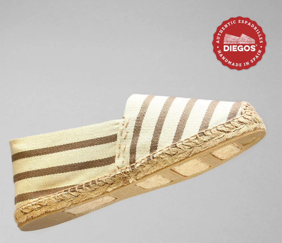 Jute stripes espadrilles