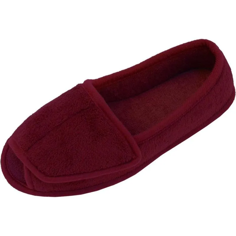Knitted Plush Arthritis Slippers – Adjustable Comfort