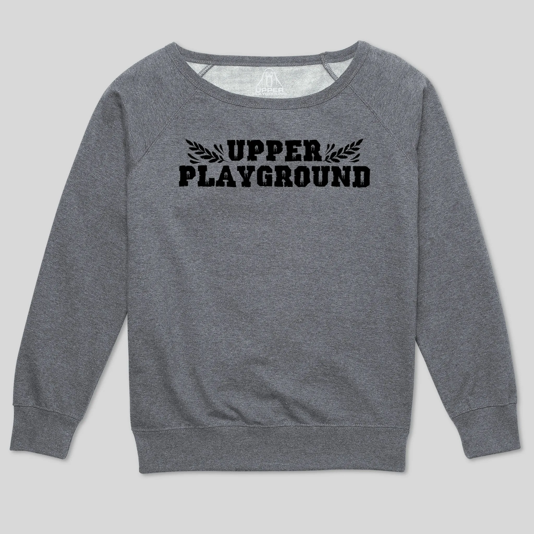 LEAVES WOMEN'S SCOOP NECK SWEATSHIRT