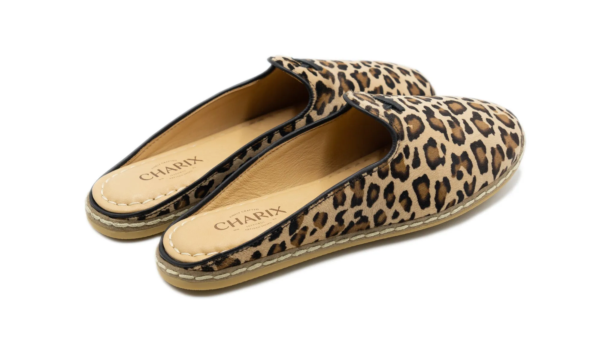 Leopard Mules for Men
