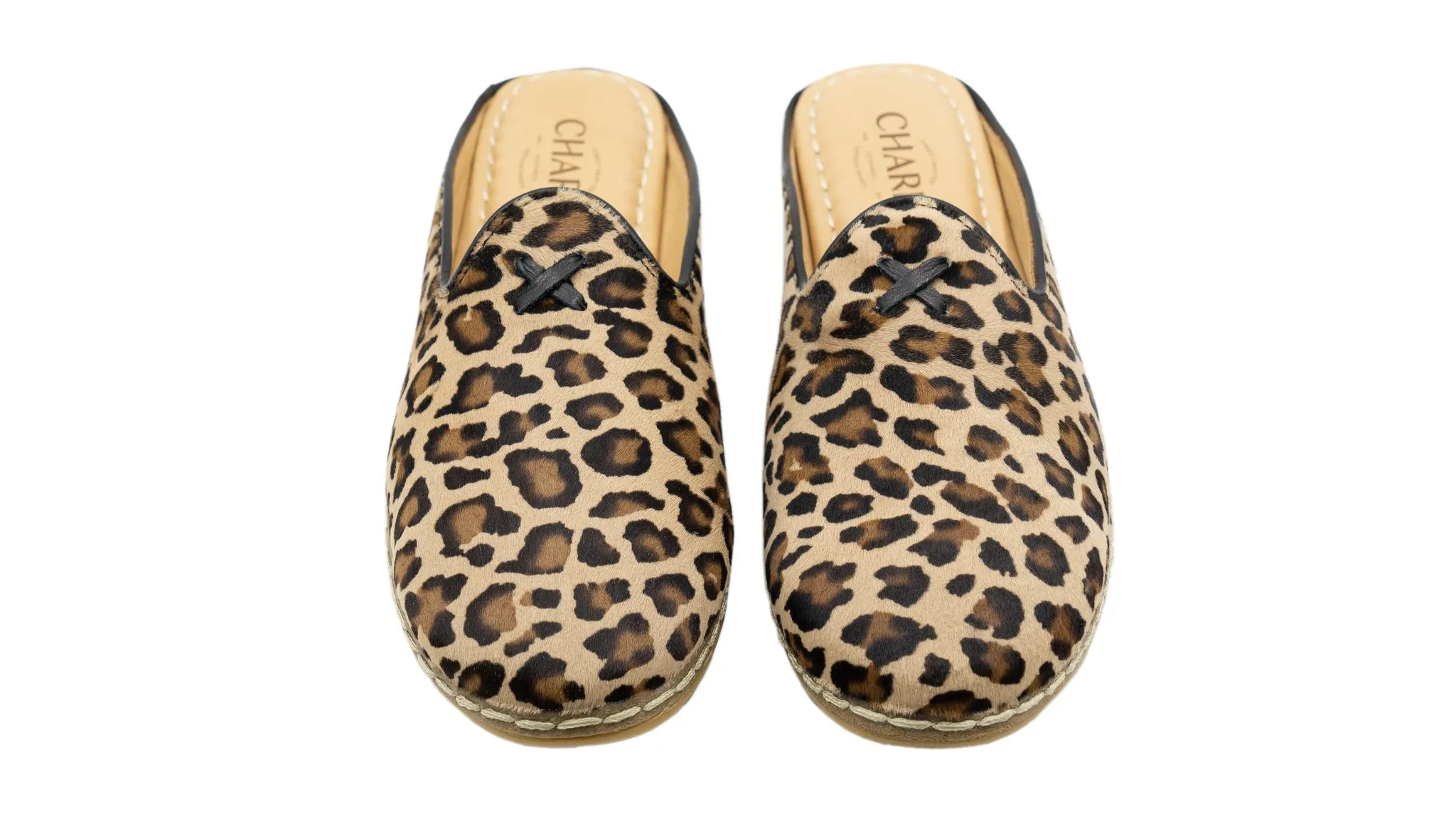 Leopard Mules for Men