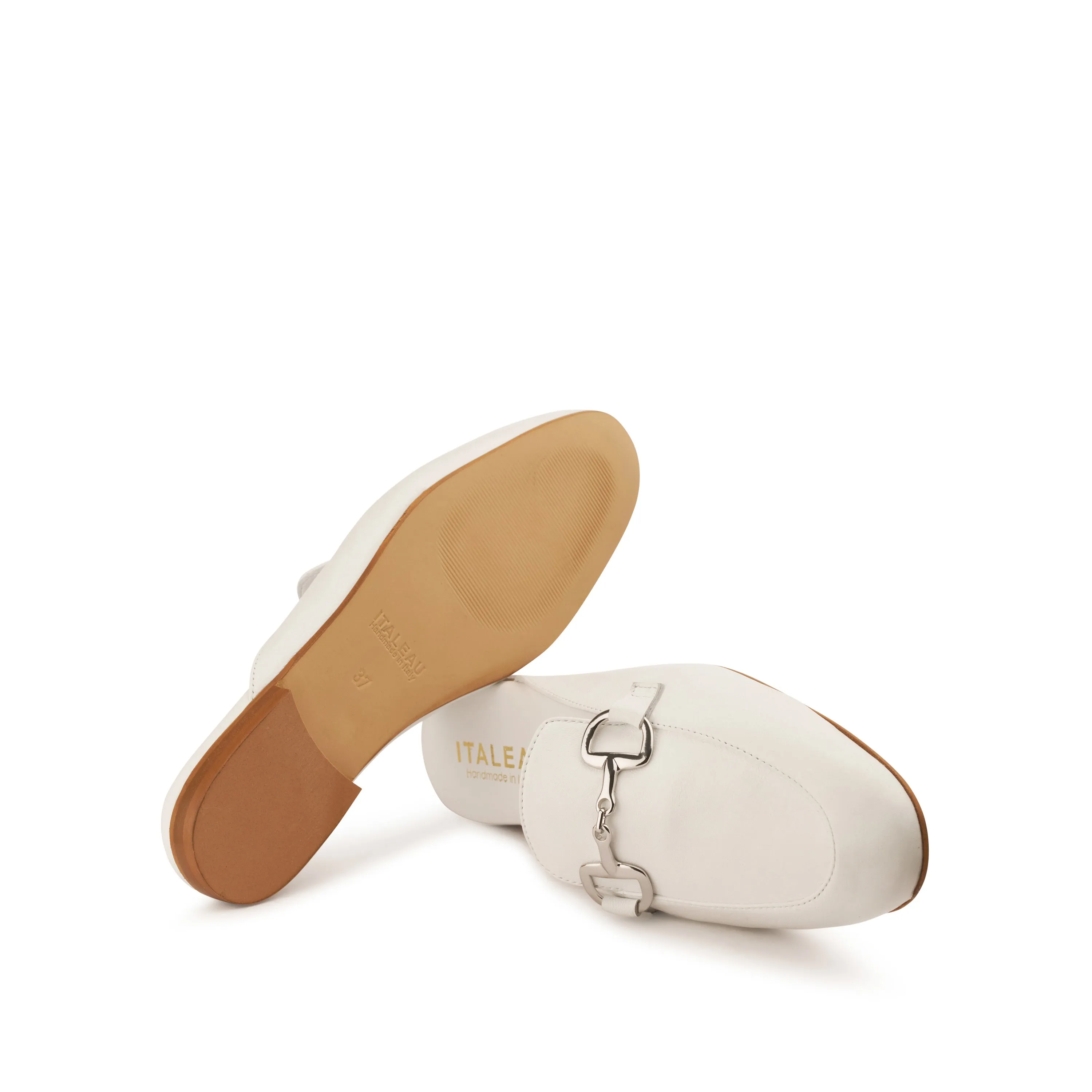 Lisa Flexlite Mules Bianco