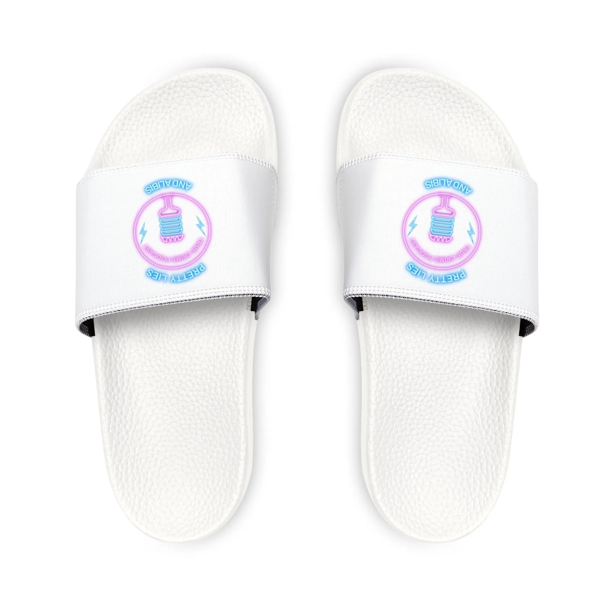 Logo Women's PU Slide Sandals
