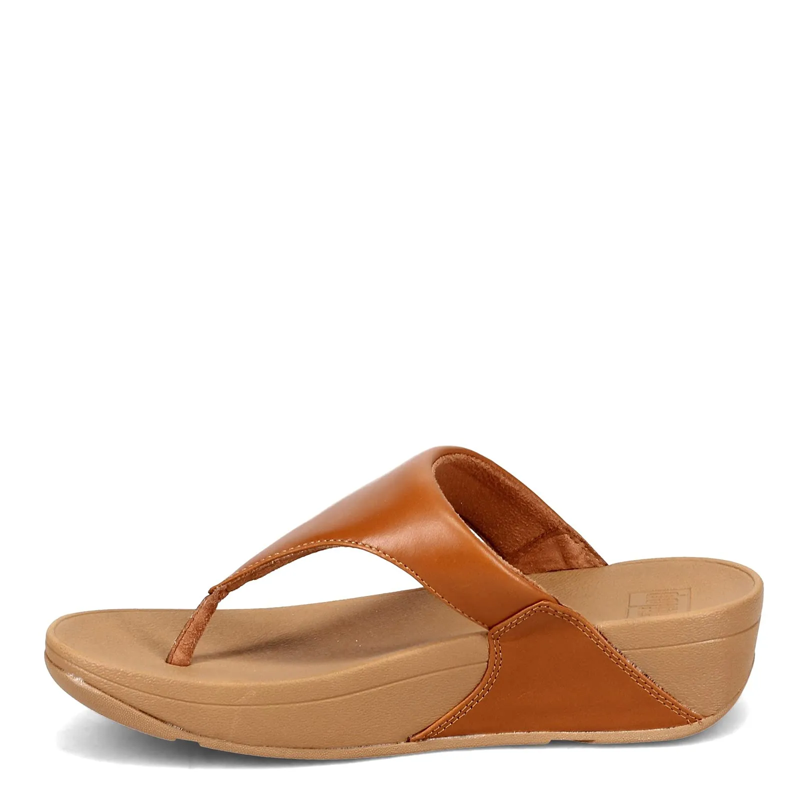 Lulu Leather Toepost Wedge - Womens