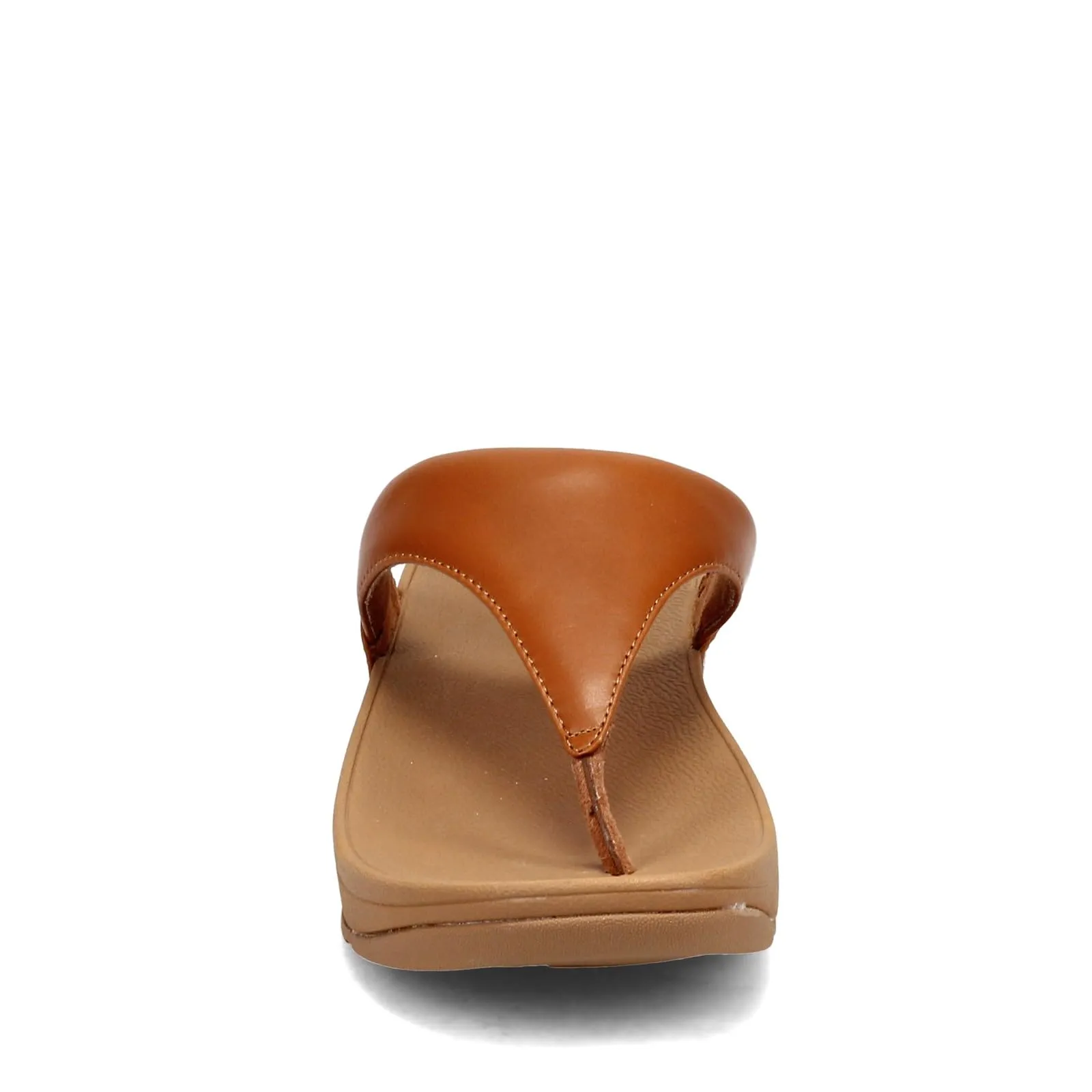 Lulu Leather Toepost Wedge - Womens