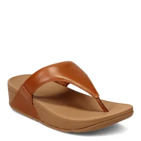 Lulu Leather Toepost Wedge - Womens