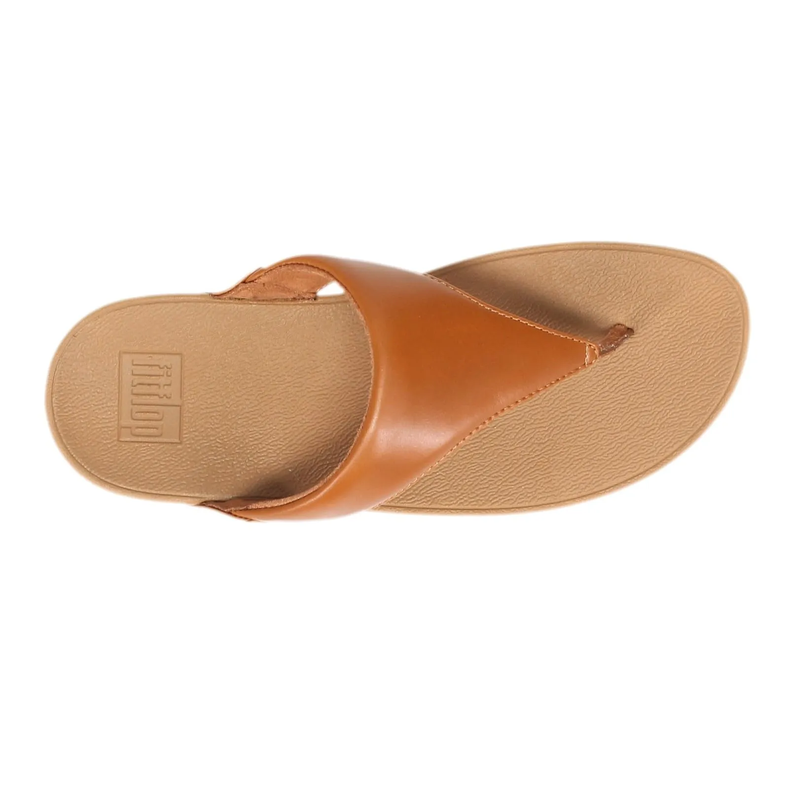 Lulu Leather Toepost Wedge - Womens