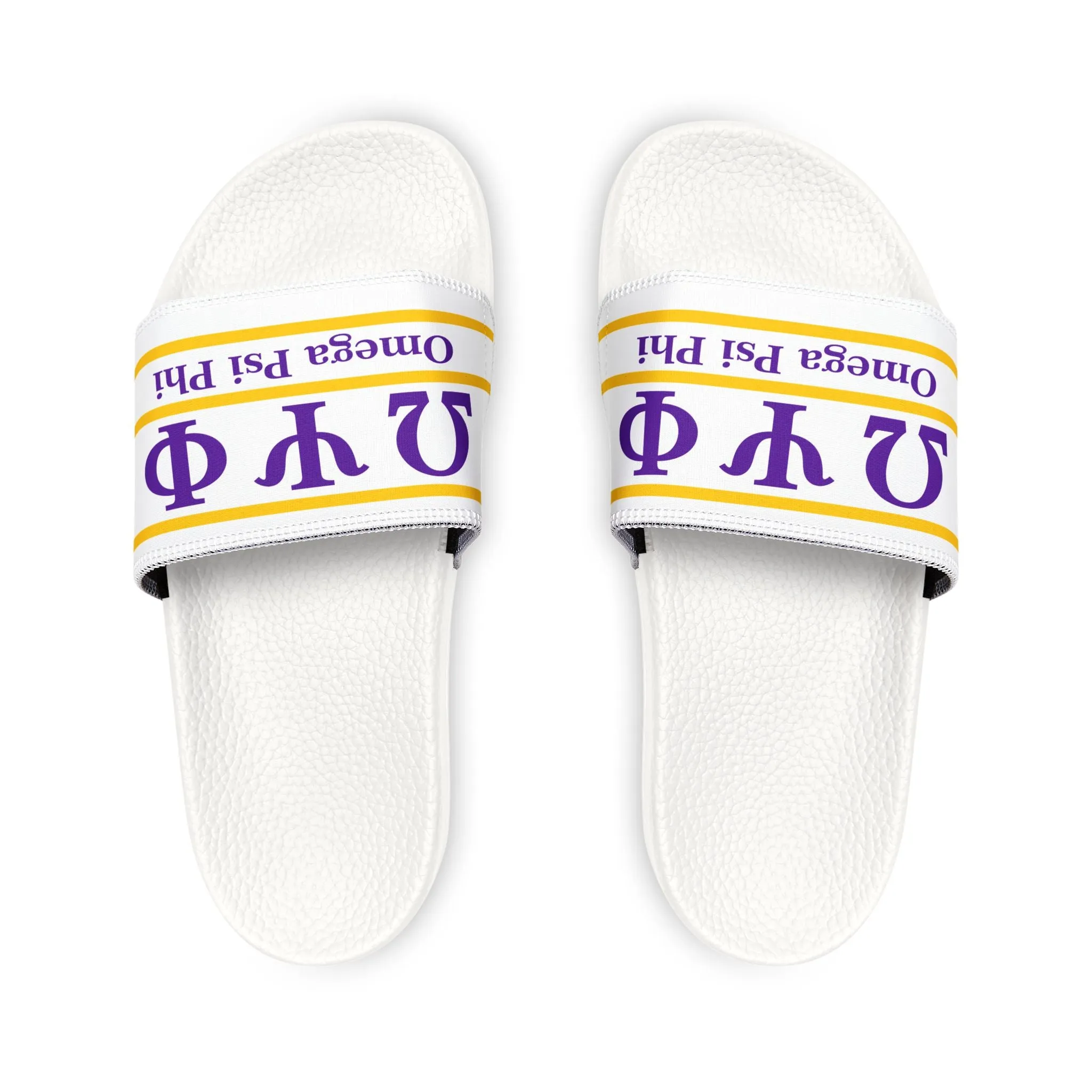 Omega Psi Phi Slide Sandals