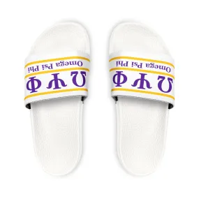 Omega Psi Phi Slide Sandals