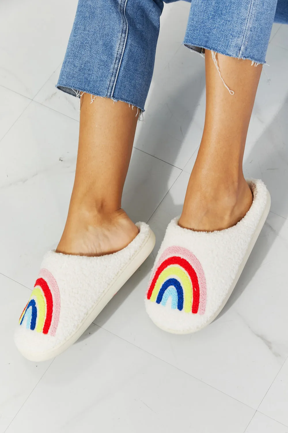 Over The Rainbow Plush Slipper