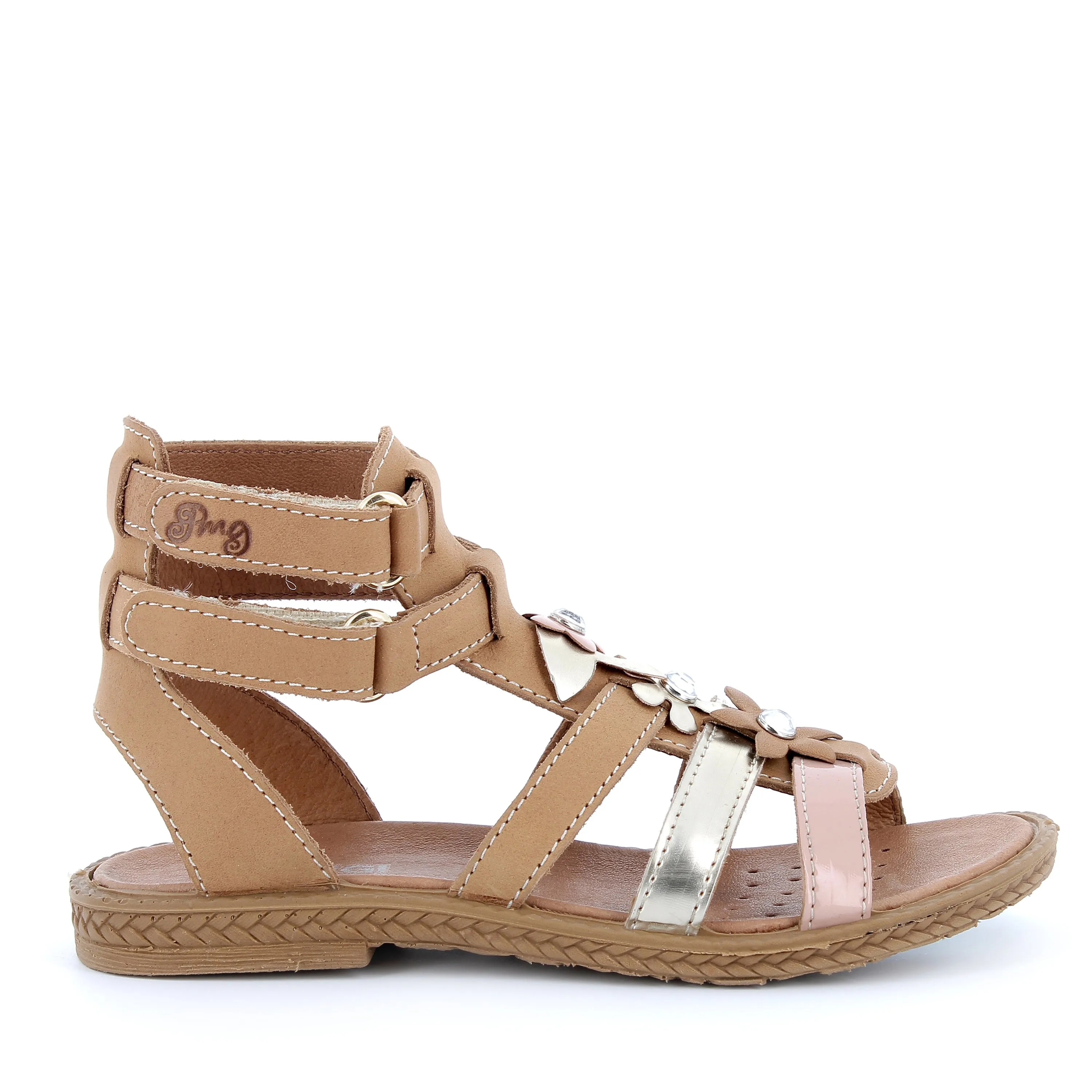 Primigi | Brown High Top Leather Sandal