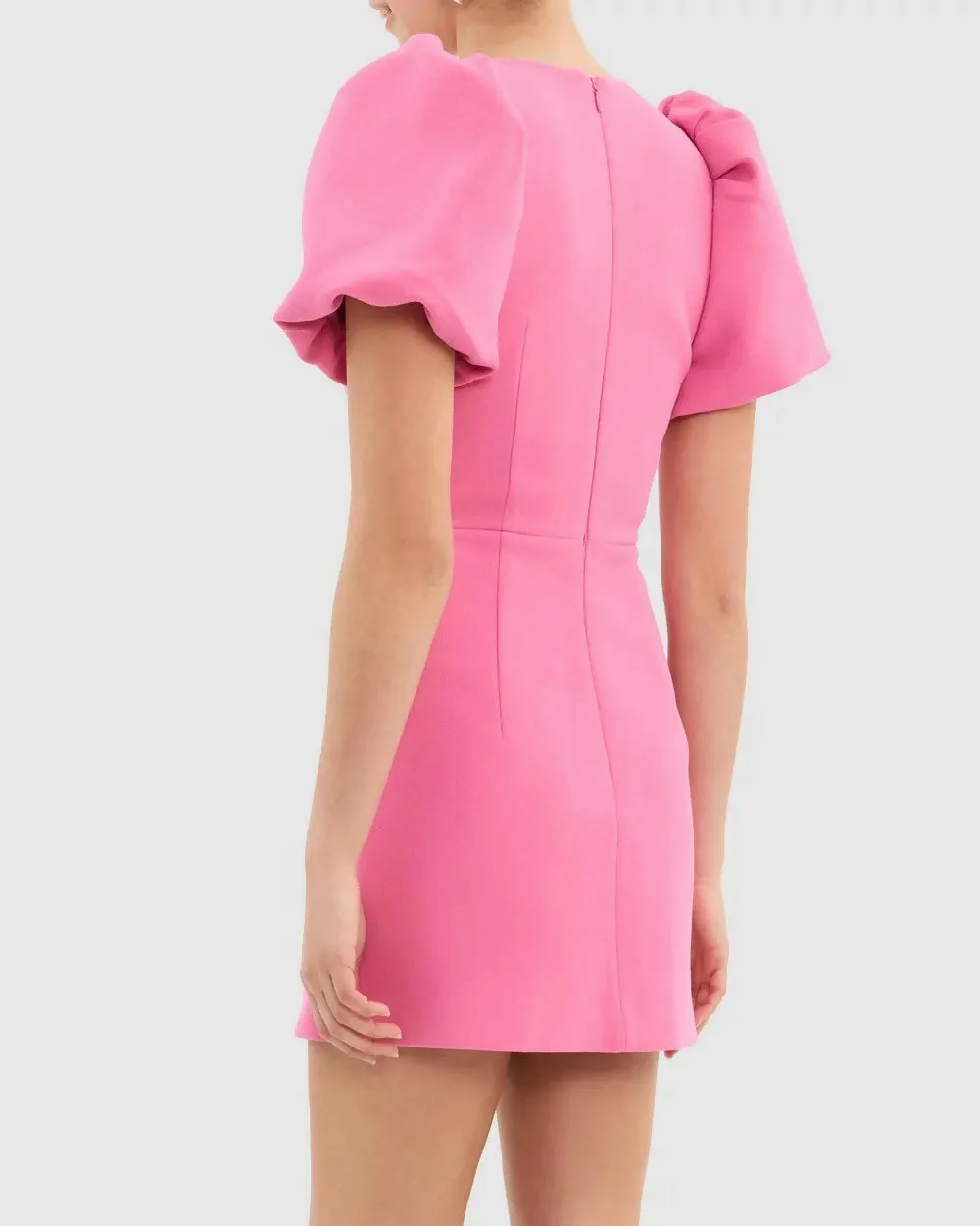 Rebecca Vallance Aubree Flower Mini Dress in Rose Size 6, 8