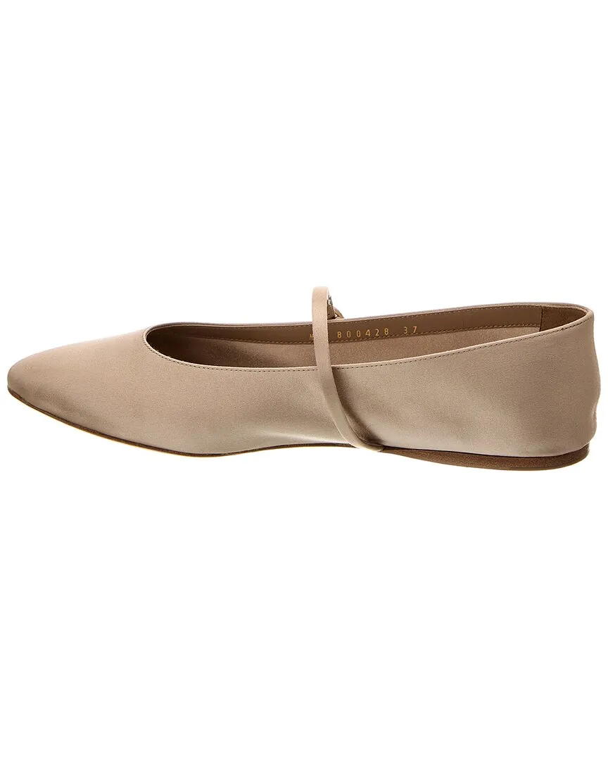 Saint Laurent Gio Silk Ballet Flat