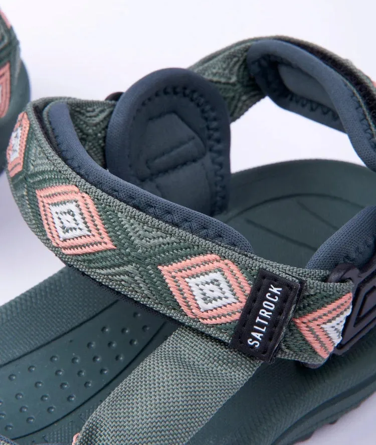 Saltrock Womens Trail Sandals - Green