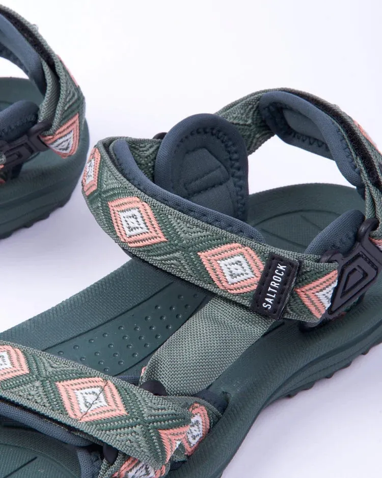 Saltrock Womens Trail Sandals - Green