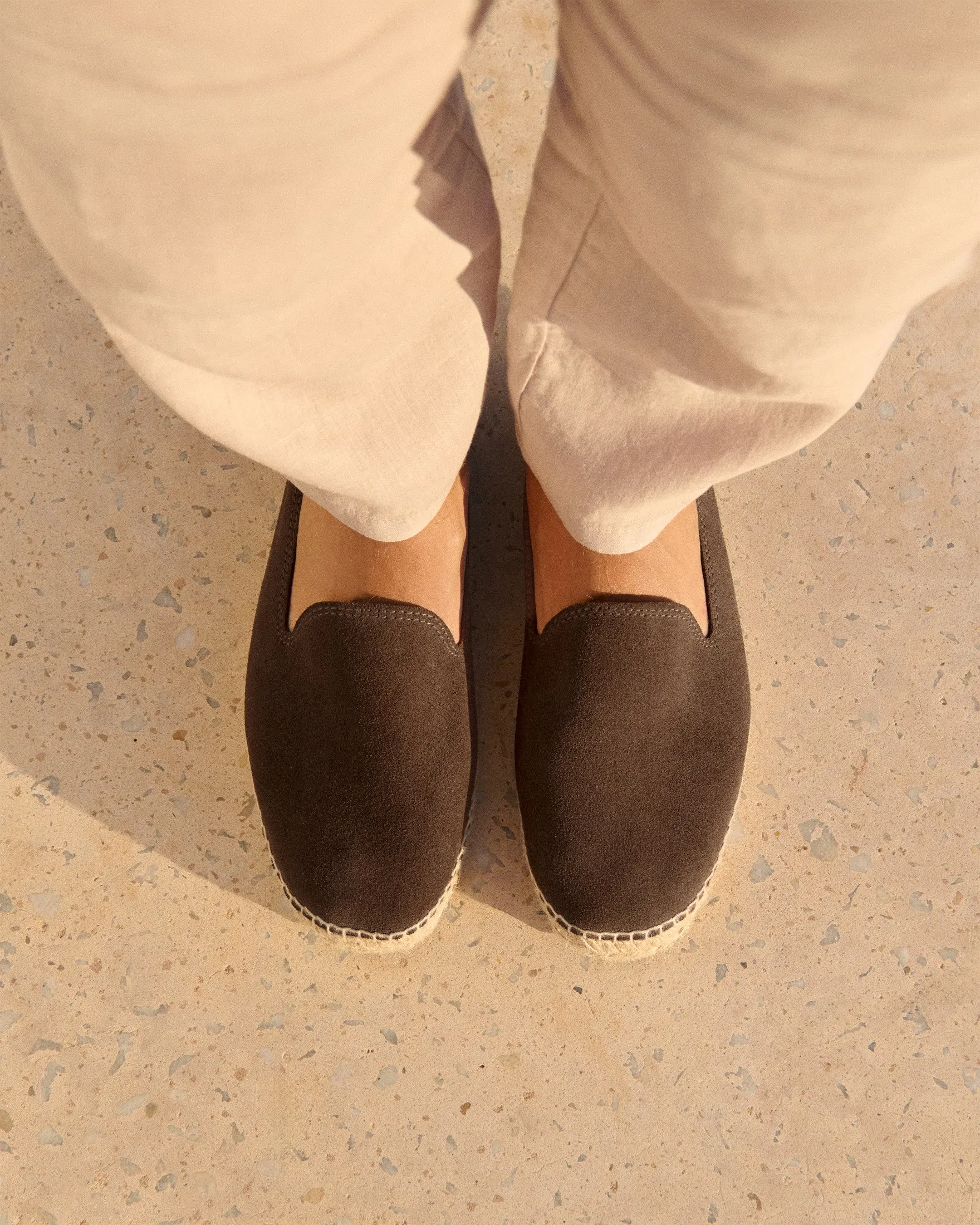 Suede Espadrilles - R57C0 - Hamptons Cocoa