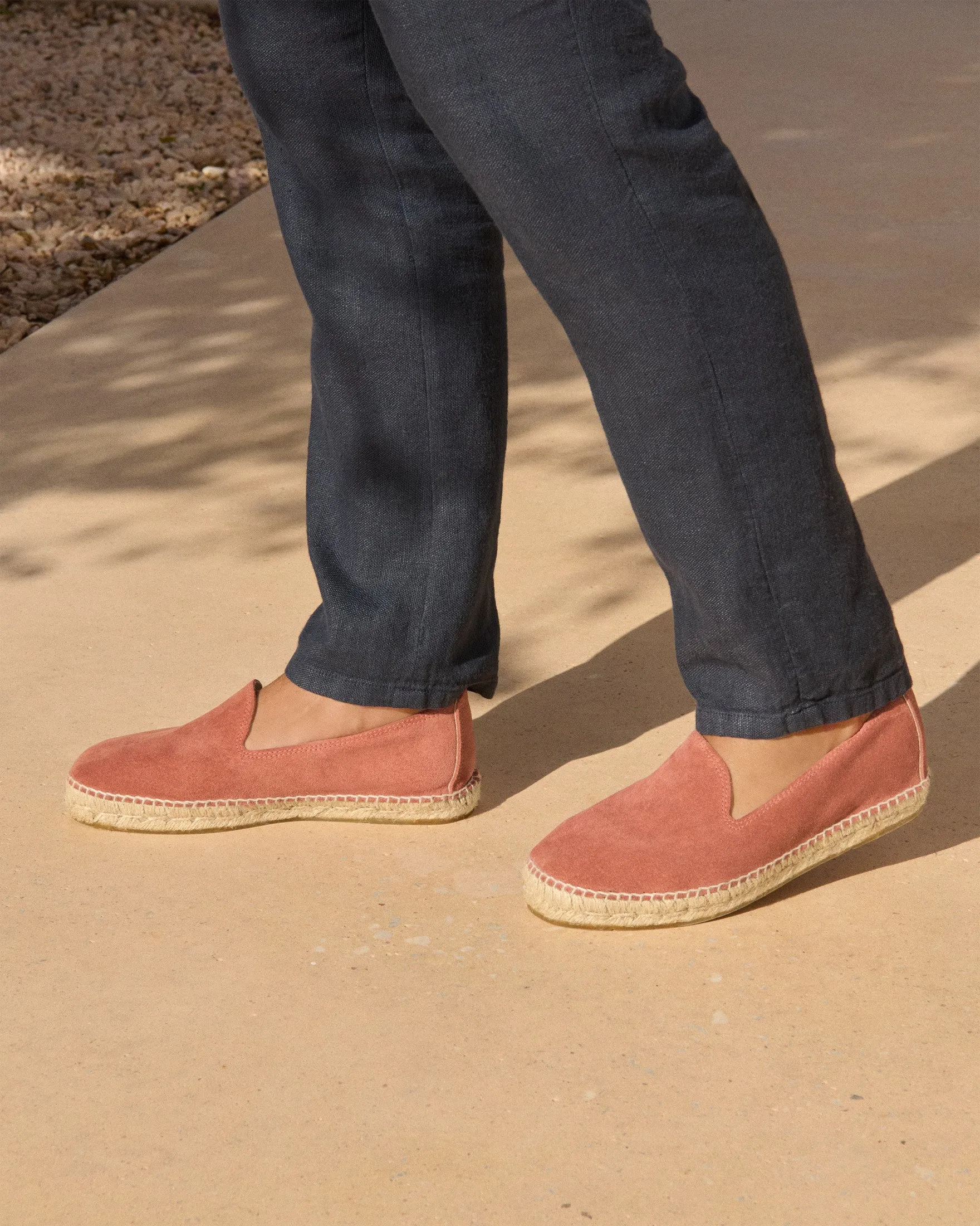 Suede Espadrilles - R70C0 - Hamptons Terracotta