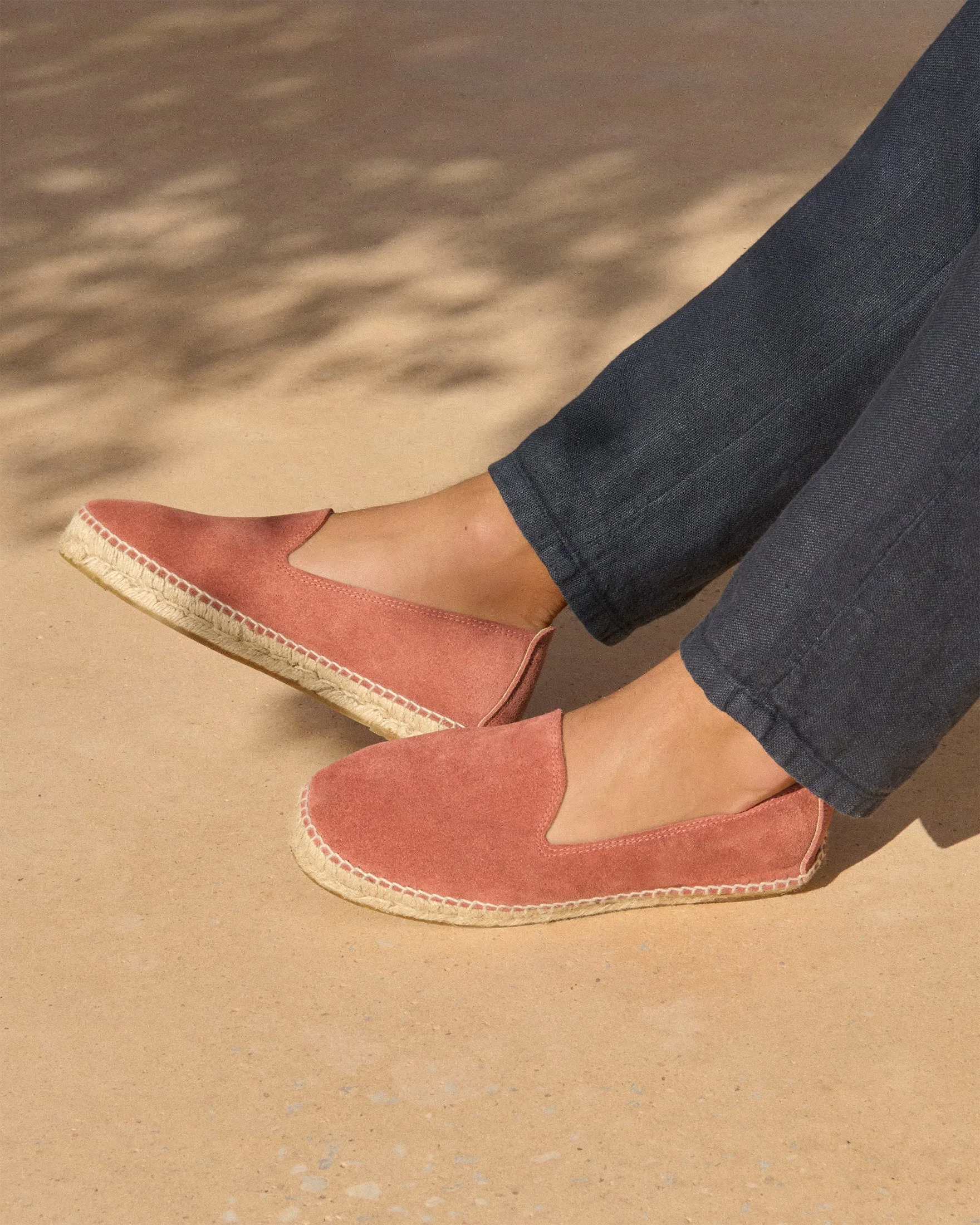 Suede Espadrilles - R70C0 - Hamptons Terracotta