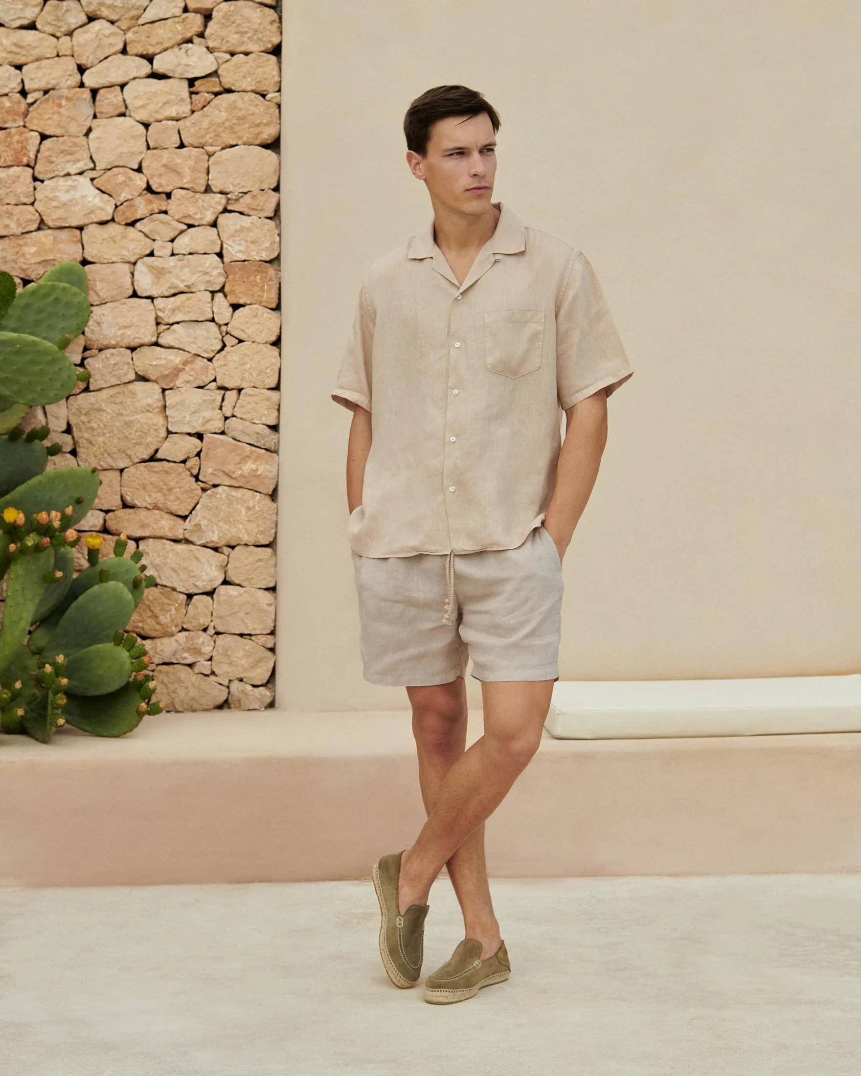 Suede Traveler Loafers Espadrilles - R44LT - Hamptons Forest
