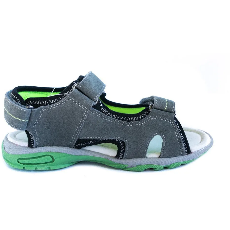 SVEN grey older boys arch support sandals