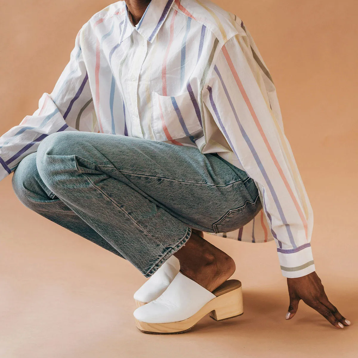 The West Coast Clog White