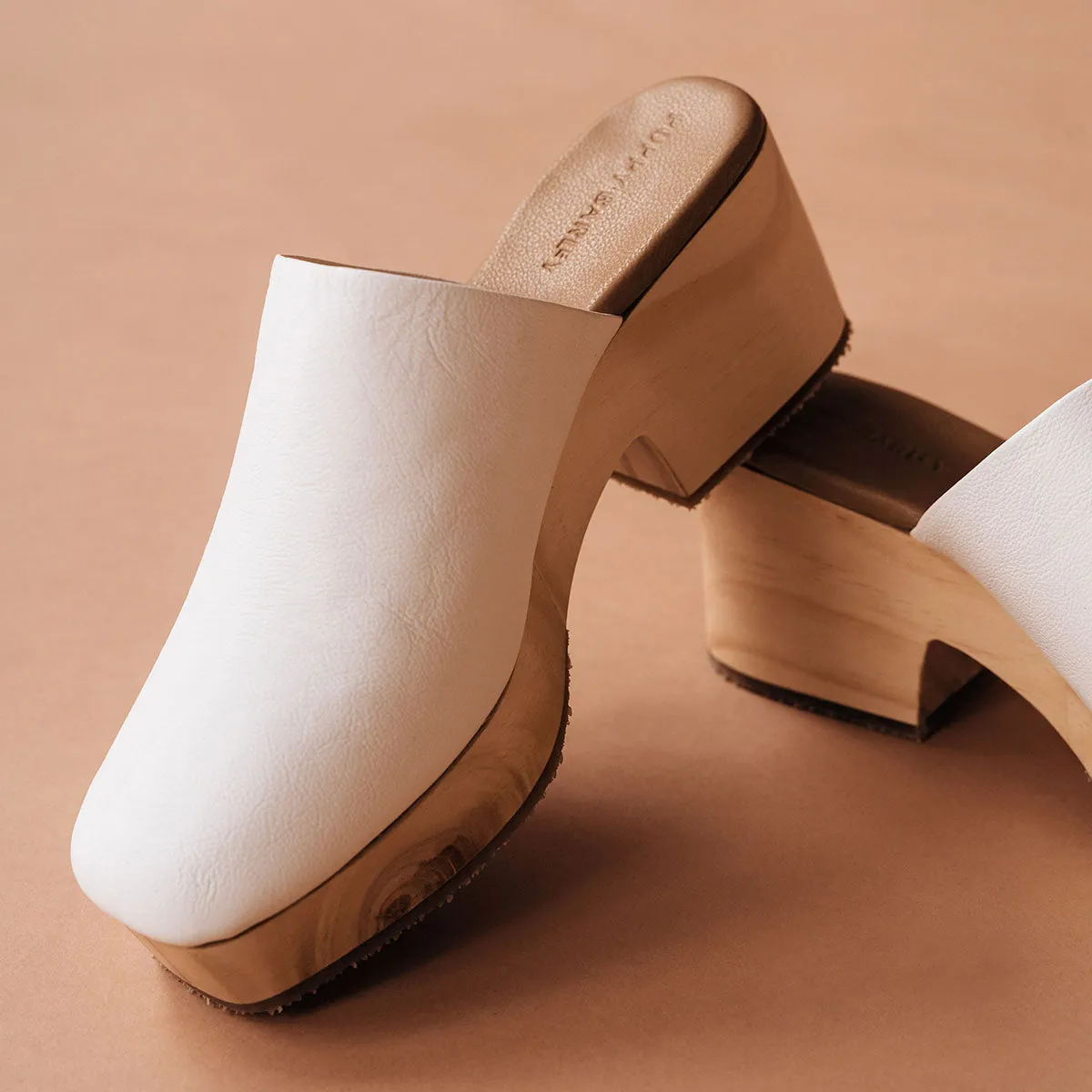 The West Coast Clog White