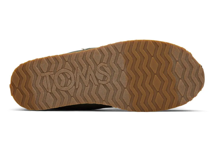 TOMS Mens Alpargata Resident Ripstop Espadrille - Thyme Green