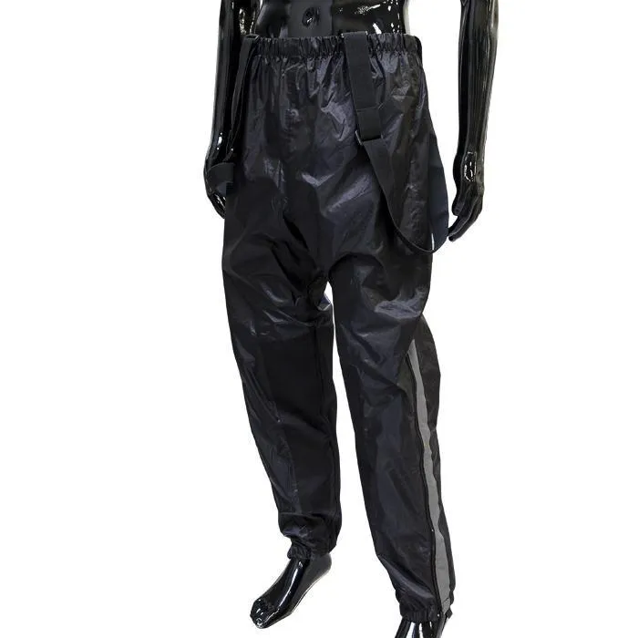 Voss V2 Storm System Raingear Black Silver Reflective