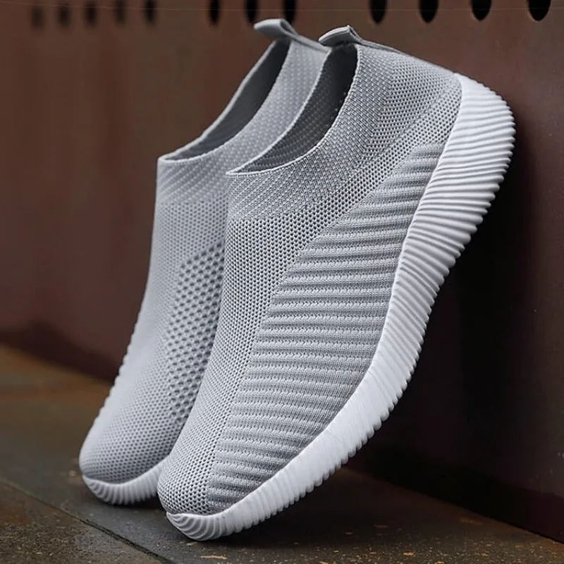 Women's Breathable Flat Shoes Elastic Flats, Lightweight Sports Shoes for Spring and Summer - Sneakers Zapatos Mujer, Footwear