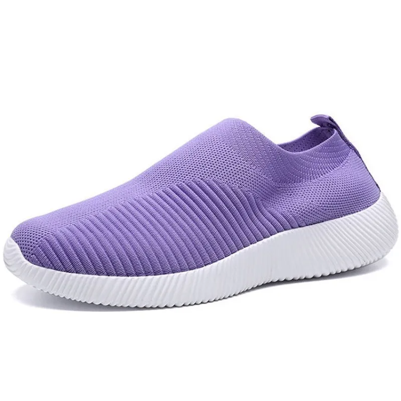 Women's Breathable Flat Shoes Elastic Flats, Lightweight Sports Shoes for Spring and Summer - Sneakers Zapatos Mujer, Footwear